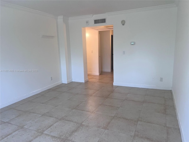 19390 Collins Ave Unit 207, Sunny Isles Beach, FL 33160 - unfurnished room with crown molding and baseboards