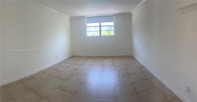 19390 Collins Ave Unit 207, Sunny Isles Beach, FL 33160 - unfurnished room with ornamental molding and baseboards