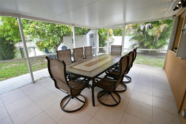 5815 S Farragut Dr, Hollywood, FL 33021 - sunroom / solarium with outdoor dining space