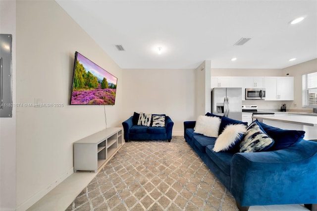 2699 SE 19th St, Homestead, FL 33035 - living area featuring baseboards and recessed lighting