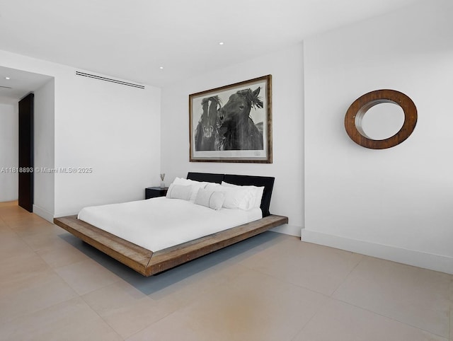 11 Island Ave Unit Ph2, Miami Beach, FL 33139 - bedroom with recessed lighting and light tile patterned flooring