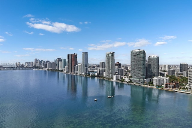 650 NE 32nd St Unit 1904, Miami, FL 33137 - water view with city skyline