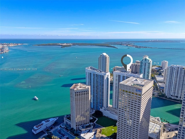 325 S Biscayne Blvd Unit 2515, Miami, FL 33131 - view of urban area featuring a large body of water