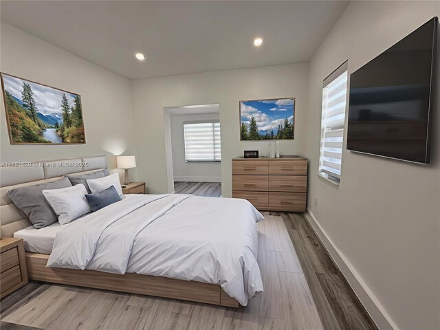 240 SW 55th Ave, Miami, FL 33134 - bedroom with wood finished floors and recessed lighting