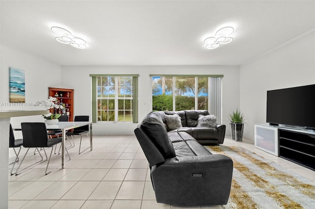 1968 NW 79th Way, Pembroke Pines, FL 33024 - living area featuring light tile patterned flooring