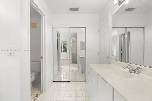 1968 NW 79th Way, Pembroke Pines, FL 33024 - full bathroom featuring vanity, a shower stall, and tile patterned flooring