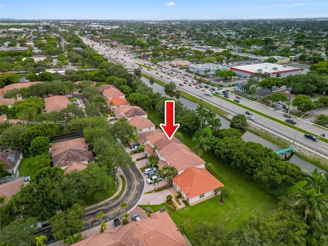 1968 NW 79th Way, Pembroke Pines, FL 33024 - aerial view of residential area with a large body of water