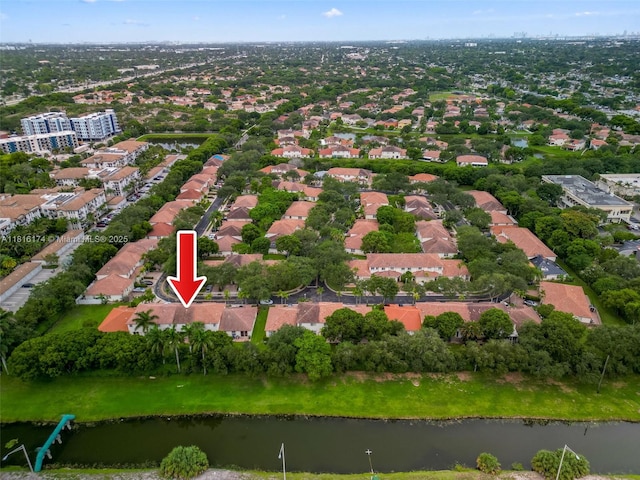 1968 NW 79th Way, Pembroke Pines, FL 33024 - aerial view of property and surrounding area featuring a large body of water