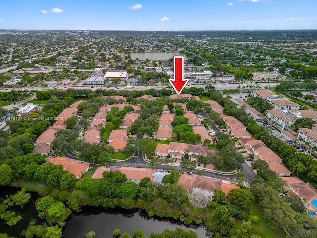 1968 NW 79th Way, Pembroke Pines, FL 33024 - aerial view of property's location with a large body of water and nearby suburban area