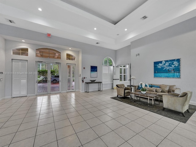 1968 NW 79th Way, Pembroke Pines, FL 33024 - common area featuring recessed lighting and a towering ceiling