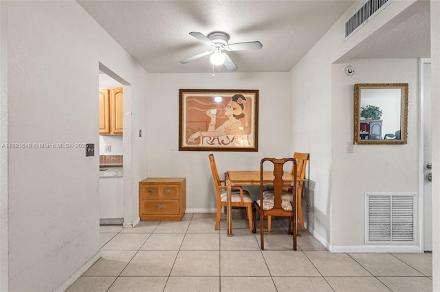 200 Croton Ave Unit 102, Lantana, FL 33462 - dining area featuring a ceiling fan and light tile patterned floors