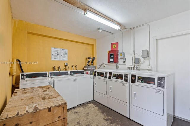 200 Croton Ave Unit 102, Lantana, FL 33462 - communal laundry room with independent washer and dryer and water heater