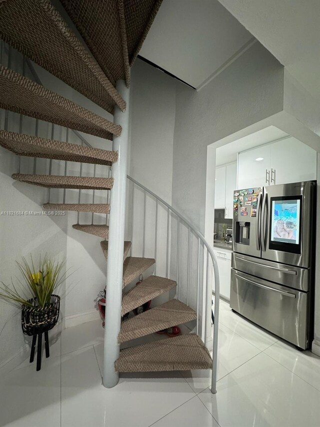 6315 SW 138th Ct Unit 6315-4, Miami, FL 33183 - staircase featuring tile patterned flooring