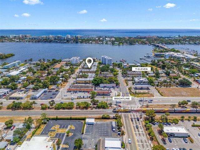220 Croton Ave Unit 102, Lantana, FL 33462 - drone / aerial view of a large body of water