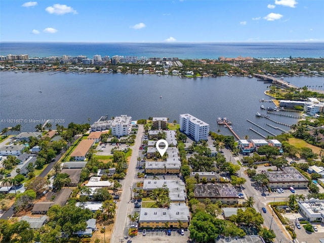 220 Croton Ave Unit 102, Lantana, FL 33462 - bird's eye view of a nearby body of water
