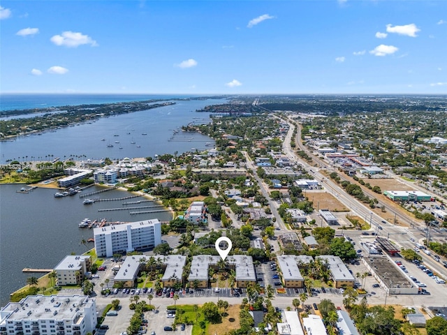 220 Croton Ave Unit 102, Lantana, FL 33462 - drone / aerial view of a nearby body of water
