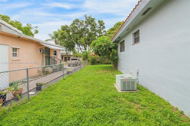 5959 SW 16th Ter, West Miami, FL 33155 - view of yard featuring a wall mounted AC