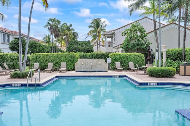 1382 Harbor Vw W, Hollywood, FL 33019 - community pool featuring a patio