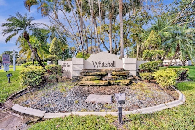 1520 Whitehall Dr Unit 103, Davie, FL 33324 - community sign featuring a yard