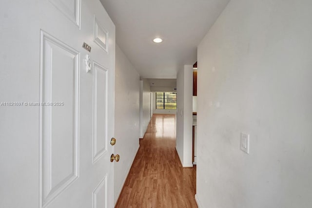 1520 Whitehall Dr Unit 103, Davie, FL 33324 - hallway with light wood-style floors and recessed lighting