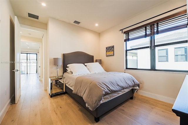 8217 NW 46th St, Doral, FL 33166 - bedroom featuring light wood-type flooring and recessed lighting