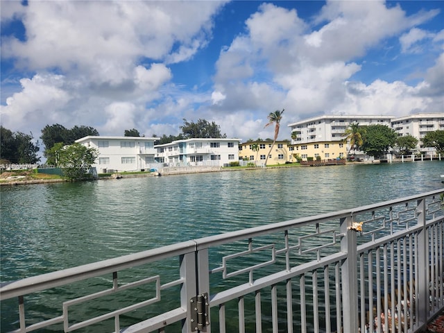 1239 Marseille Dr Unit 4, Miami Beach, FL 33141 - water view featuring nearby suburban area