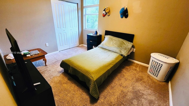 2190 SE 2nd St, Homestead, FL 33033 - bedroom featuring carpet and a closet