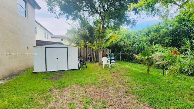 2190 SE 2nd St, Homestead, FL 33033 - fenced backyard with a storage unit