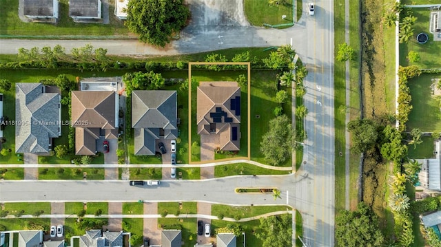13005 Addilyn Ct, Davie, FL 33325 - aerial view of residential area featuring property parcel outlined