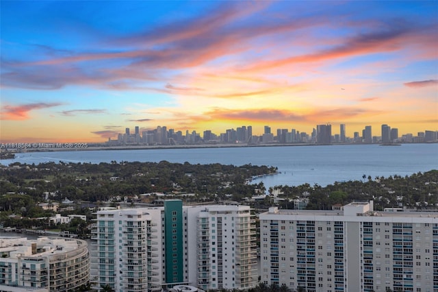 6899 Collins Ave Unit 2707, Miami Beach, FL 33141 - water view featuring city skyline