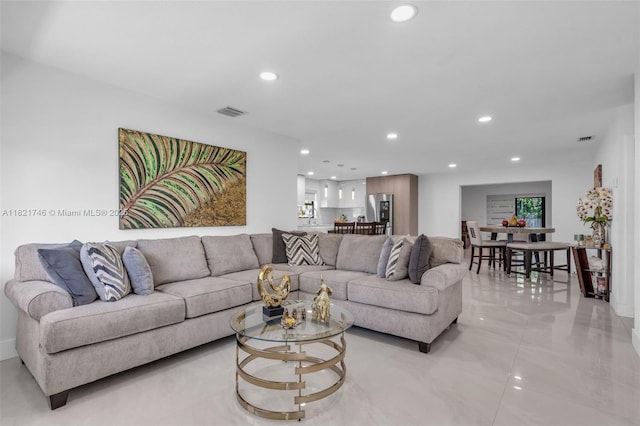 7100 Mcclellan St, Hollywood, FL 33024 - living room featuring recessed lighting