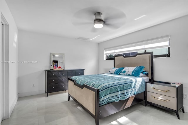 7100 Mcclellan St, Hollywood, FL 33024 - bedroom with a ceiling fan and baseboards