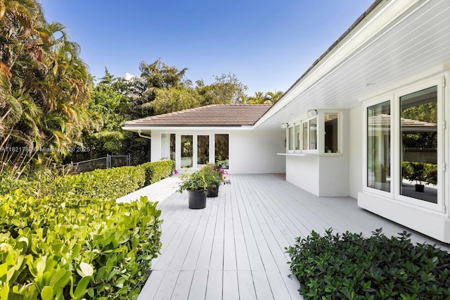 11100 Paradela St, Coral Gables, FL 33156 - view of wooden deck
