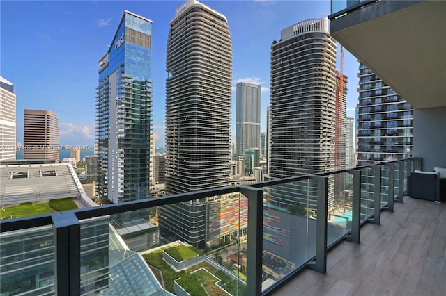 88 SW 7th St Unit 2209, Miami, FL 33130 - balcony with a view of city
