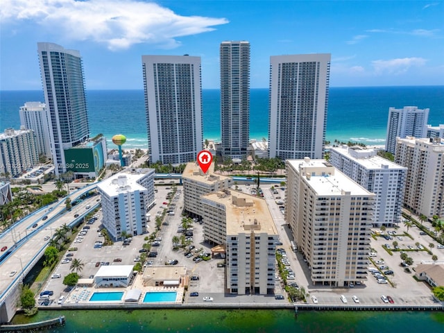 1825 S Ocean Dr Unit 1013, Hallandale Beach, FL 33009 - view of urban area with a nearby body of water
