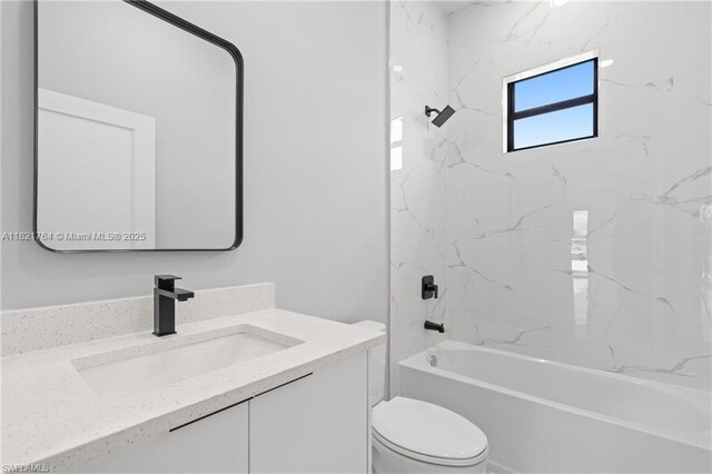 1003 Casino Ave, Lehigh Acres, FL 33971 - full bathroom featuring vanity and shower / washtub combination