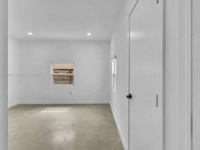 107 Central Ave, Delray Beach, FL 33483 - spare room with recessed lighting and baseboards