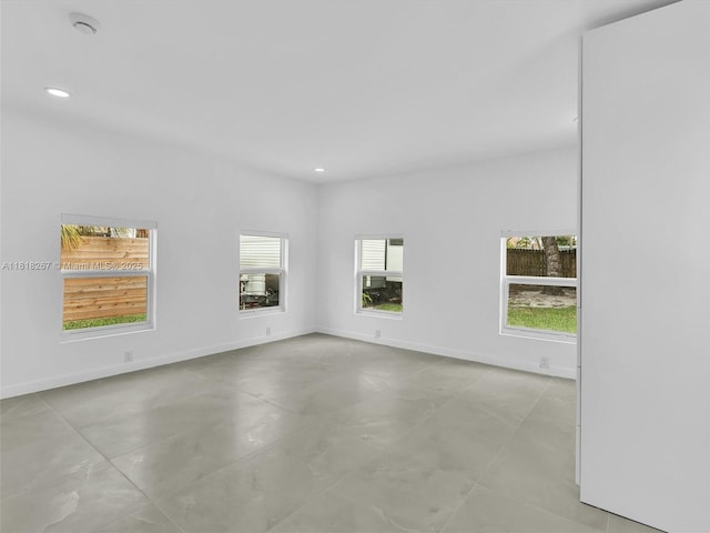 107 Central Ave, Delray Beach, FL 33483 - empty room with a smoke detector and recessed lighting