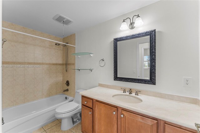 5271 SW 8th St Unit 213, Miami, FL 33134 - full bath featuring shower / washtub combination, vanity, and tile patterned flooring