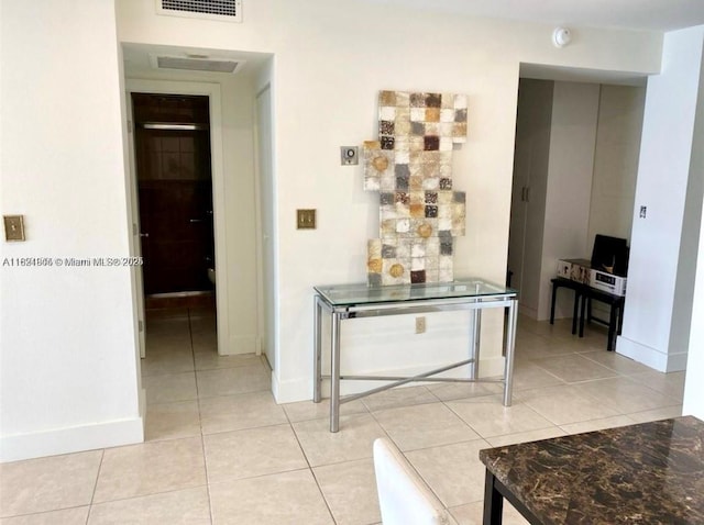 1965 S Ocean Dr Unit 5B, Hallandale Beach, FL 33009 - hallway with light tile patterned floors