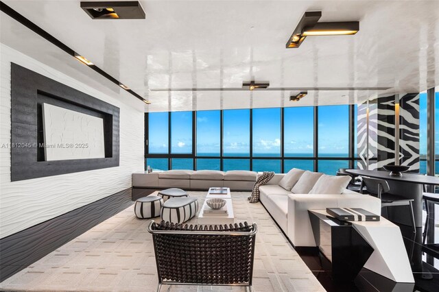 100 S Pointe Dr Unit 3003, Miami Beach, FL 33139 - living room featuring expansive windows