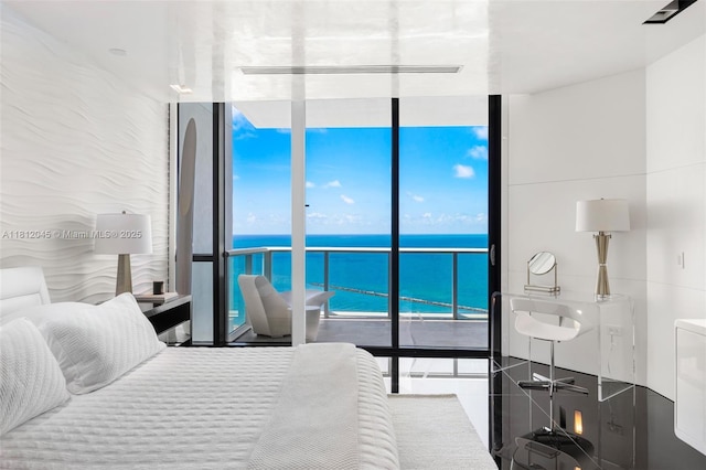 100 S Pointe Dr Unit 3003, Miami Beach, FL 33139 - bedroom with floor to ceiling windows and a water view