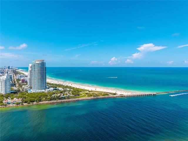 100 S Pointe Dr Unit 3003, Miami Beach, FL 33139 - aerial view of unending shoreline