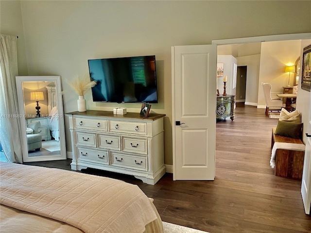 4370 NW 62nd Ter, Coral Springs, FL 33067 - bedroom with dark wood-type flooring