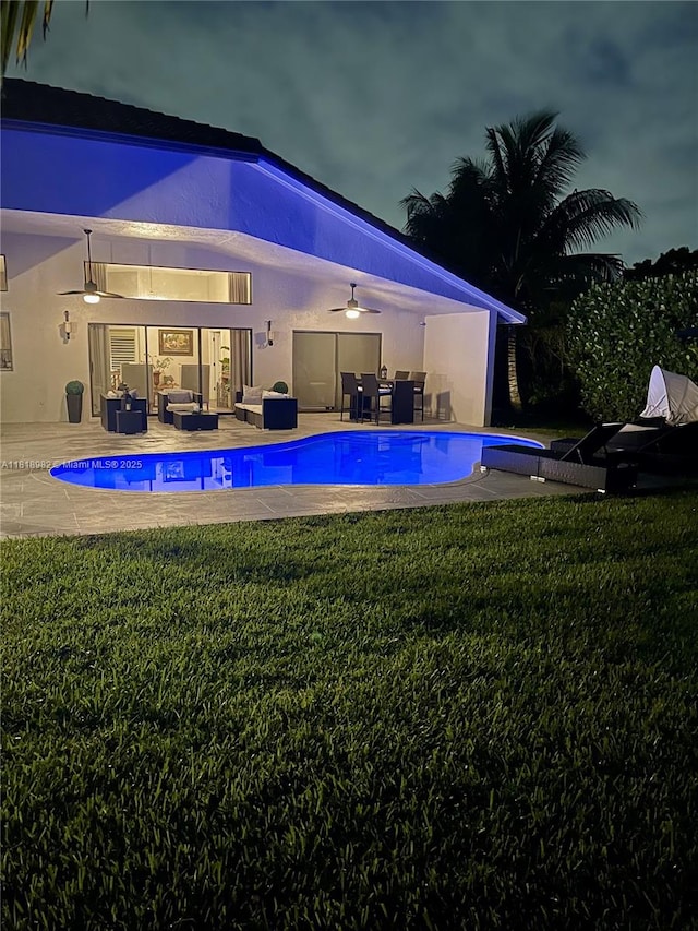 4370 NW 62nd Ter, Coral Springs, FL 33067 - swimming pool with an outdoor hangout area and a yard