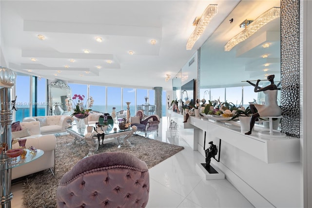 2711 S Ocean Dr Unit 1202, Hollywood, FL 33019 - living area featuring expansive windows