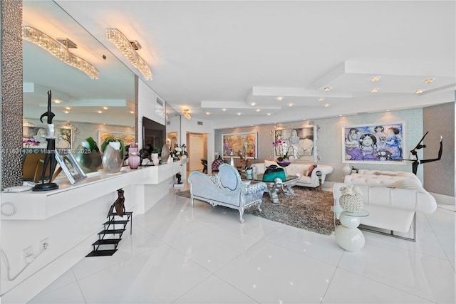 2711 S Ocean Dr Unit 1202, Hollywood, FL 33019 - view of tiled living room