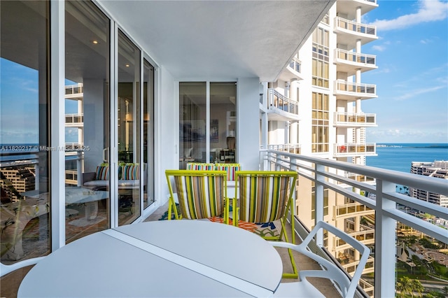 901 Brickell Key Blvd Unit 2602, Miami, FL 33131 - balcony featuring a water view