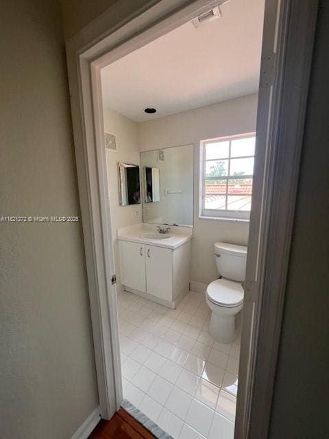 2614 SW 188th Ave, Miramar, FL 33029 - half bathroom featuring vanity and tile patterned flooring