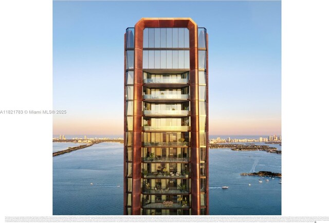 710 NE 29th St Unit 3002, Miami, FL 33137 - view of building exterior with a water view